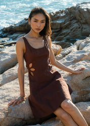 Iris Mini Dress - Odd Orchid