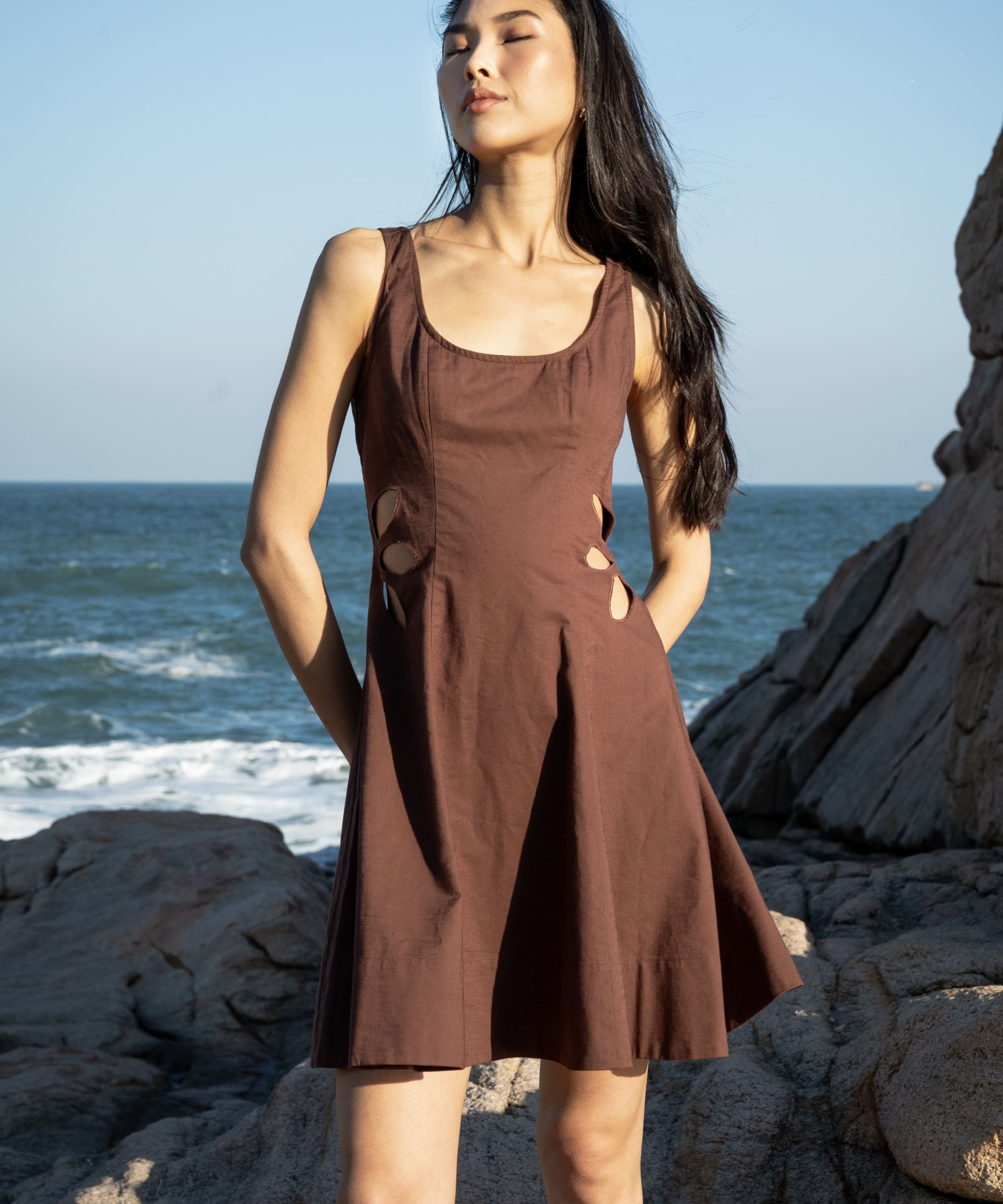 Iris Mini Dress - Odd Orchid