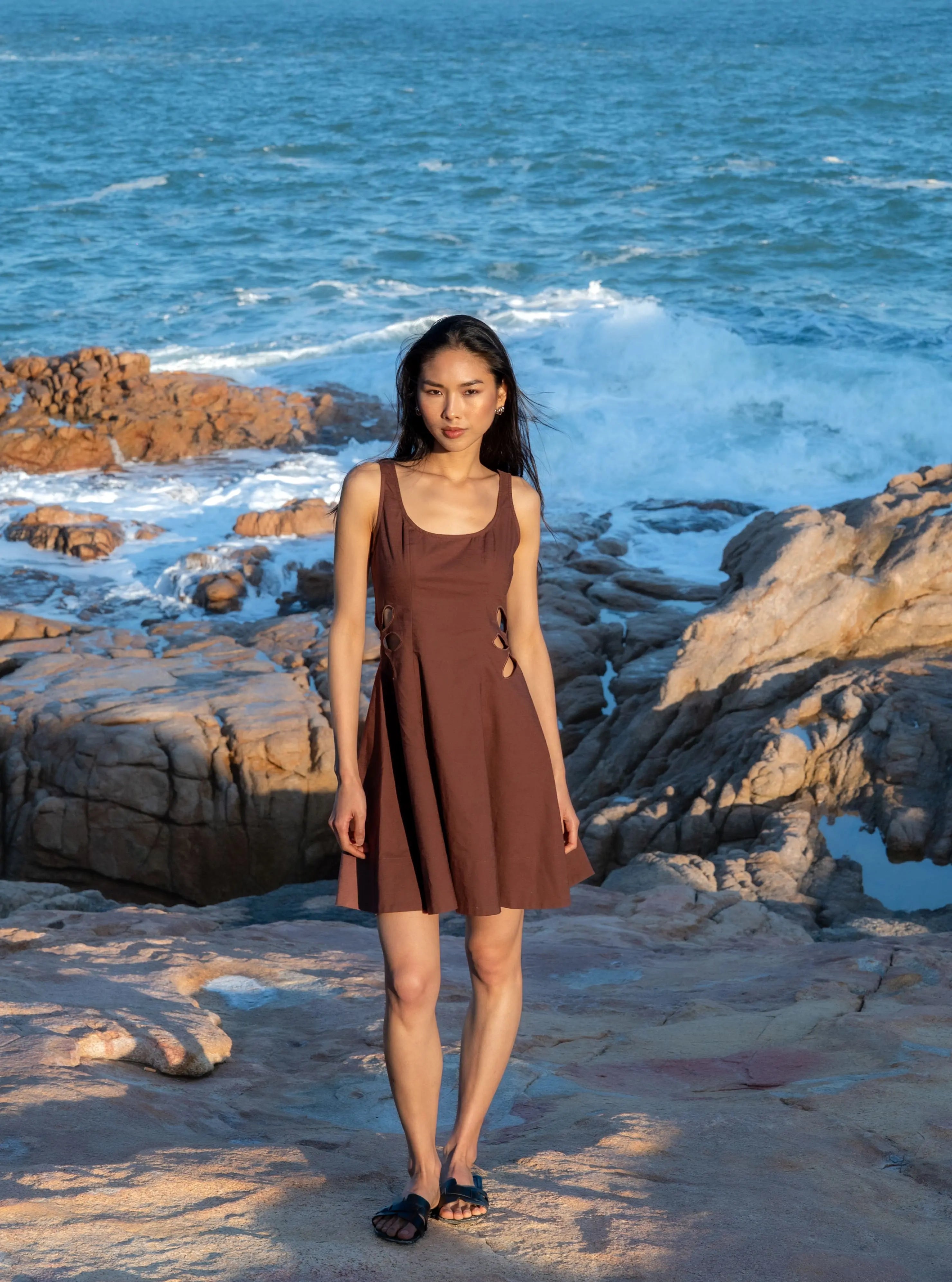 Iris Mini Dress - Odd Orchid