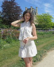 Karin Flower Skirt - Odd Orchid
