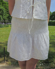 Karin Flower Skirt - Odd Orchid