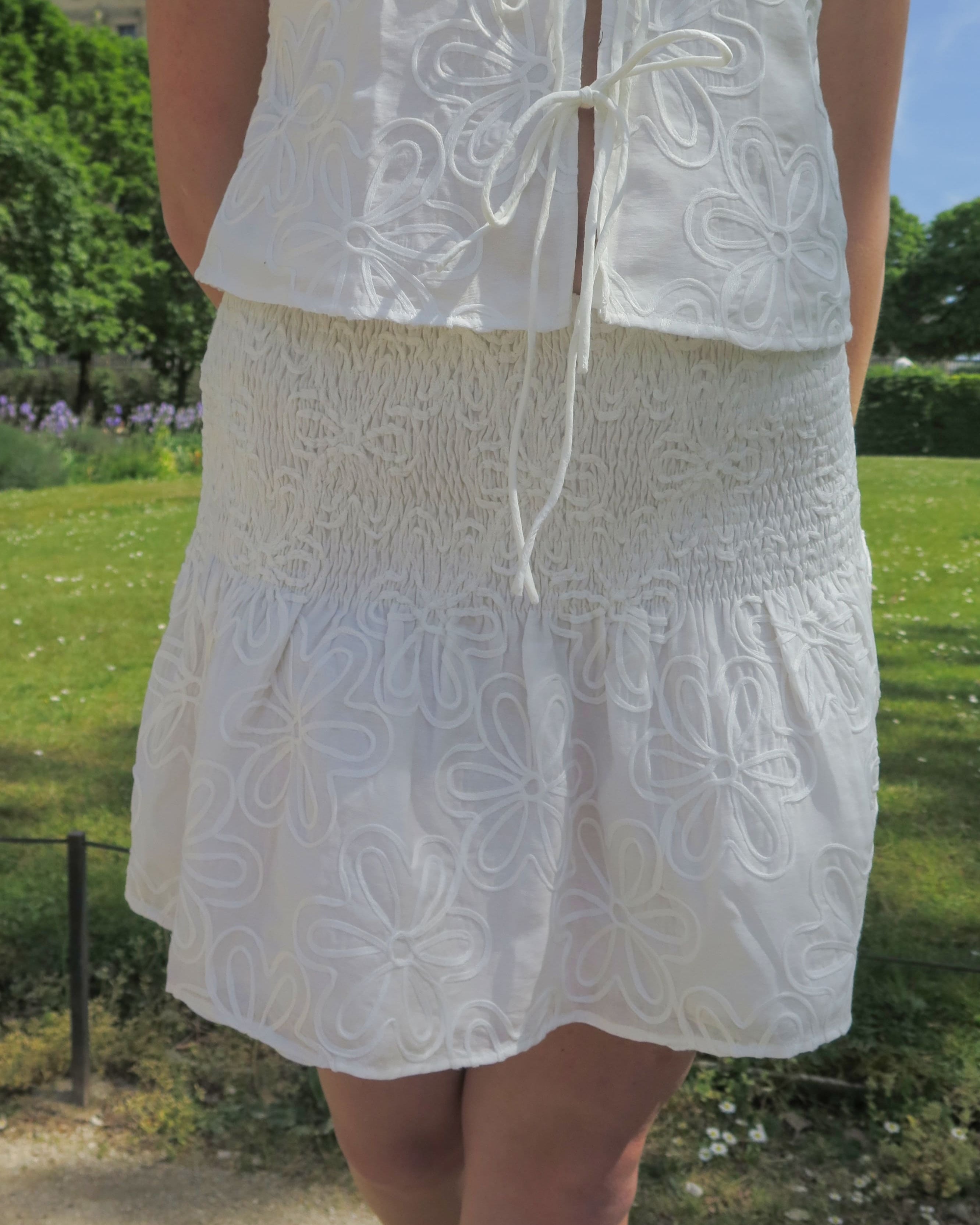 Karin Flower Skirt - Odd Orchid