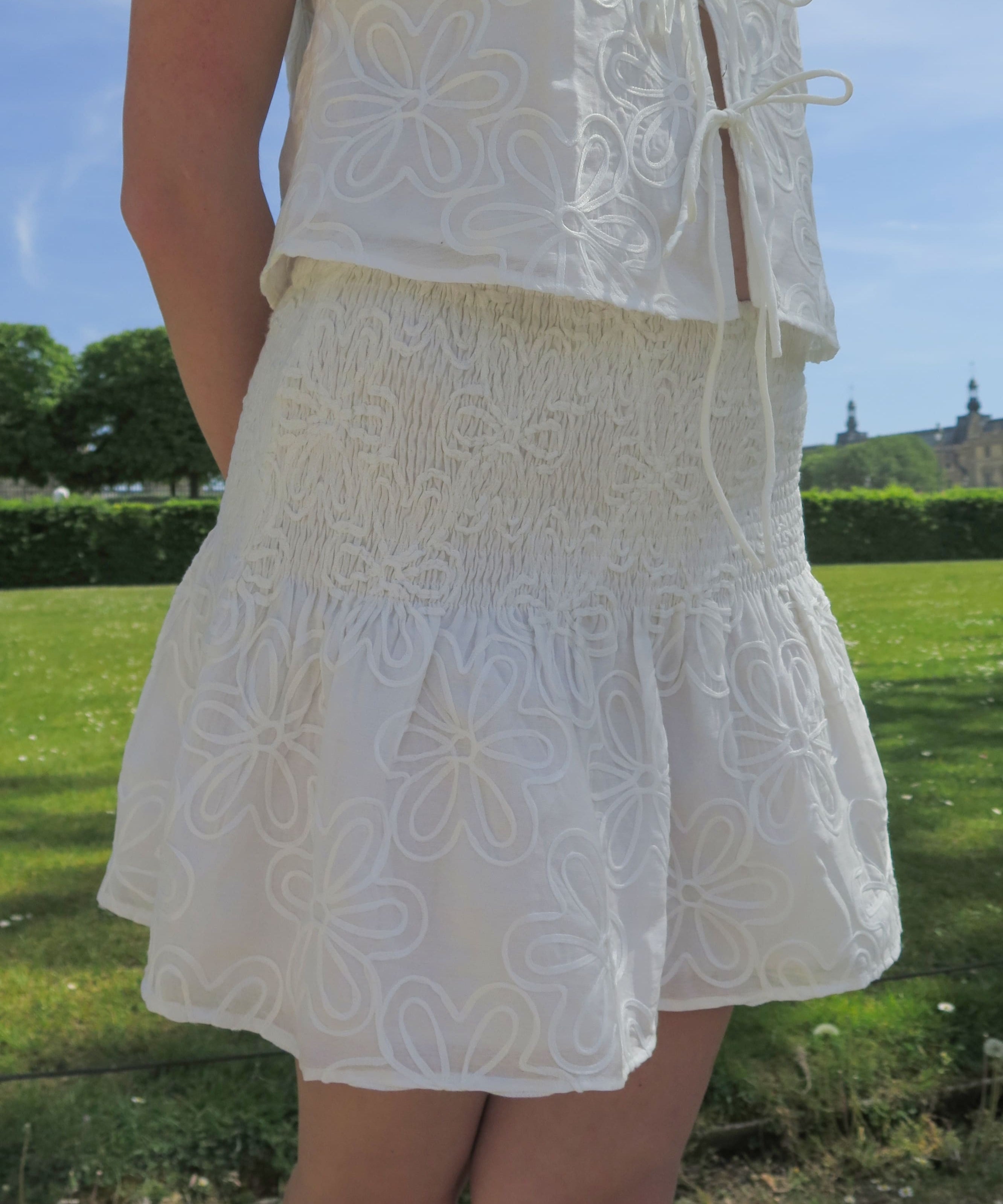Karin Flower Skirt - Odd Orchid