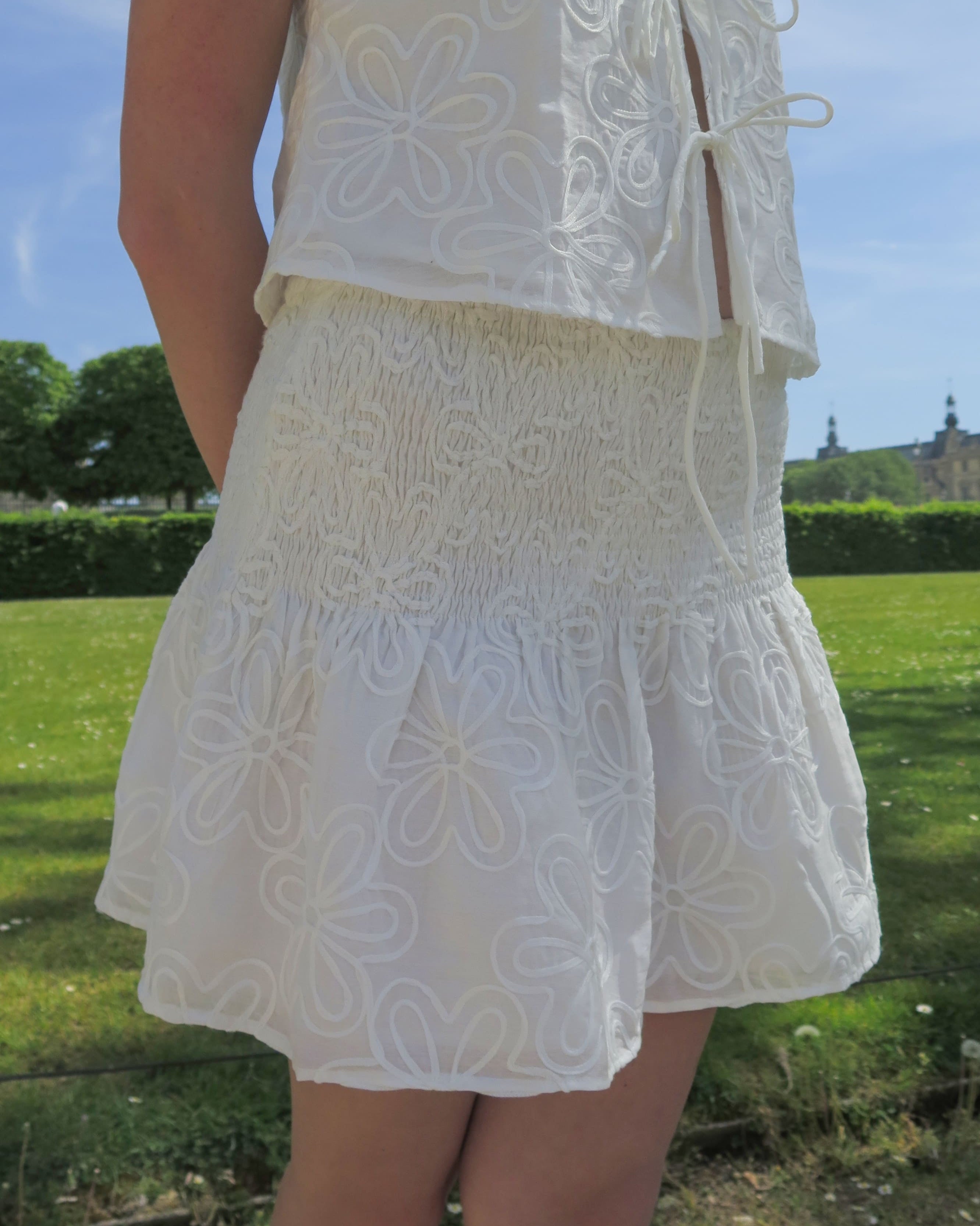 Karin Flower Skirt - Odd Orchid