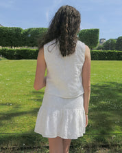 Karin Flower Skirt - Odd Orchid