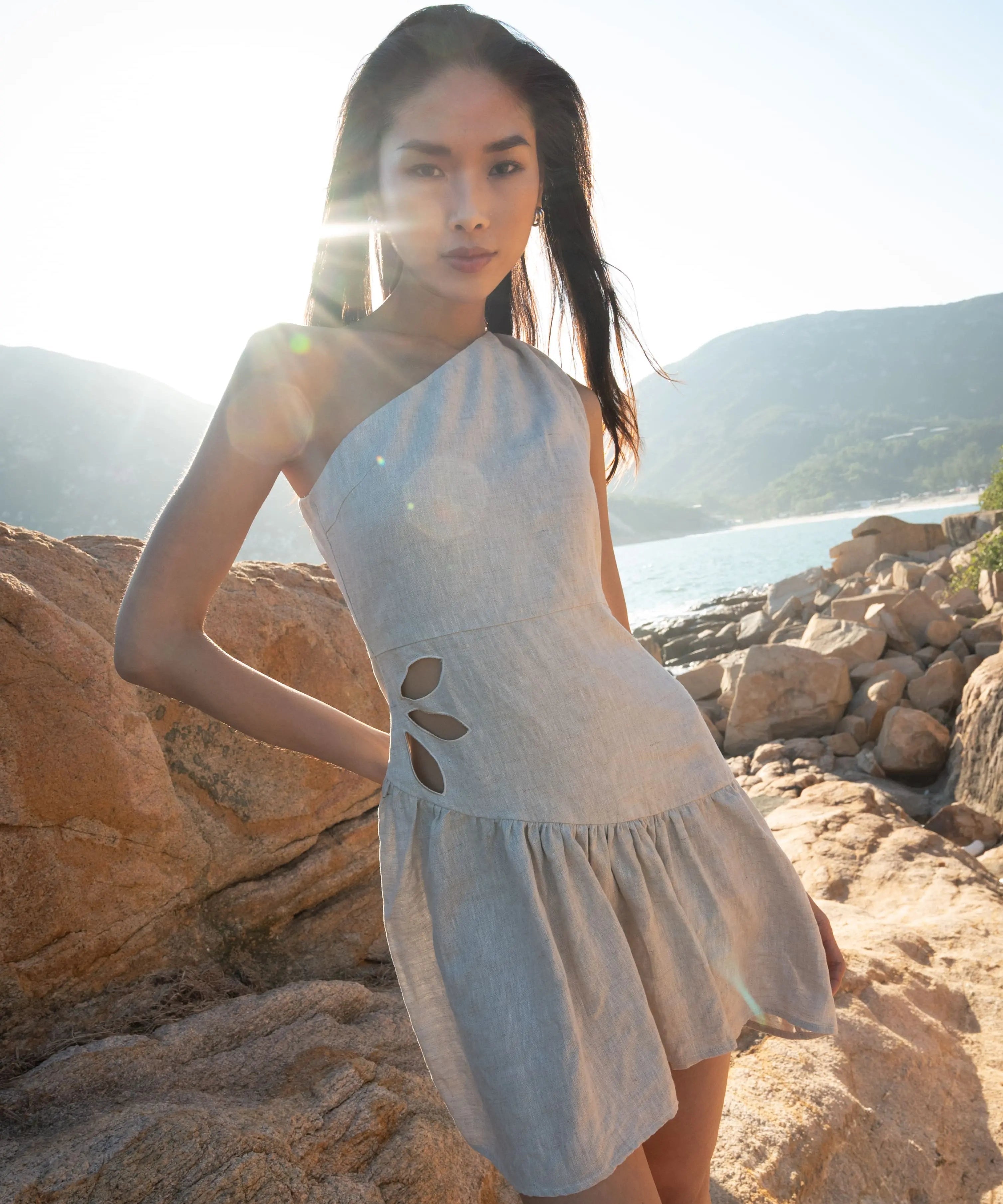 Rosie Mini Dress - Odd Orchid