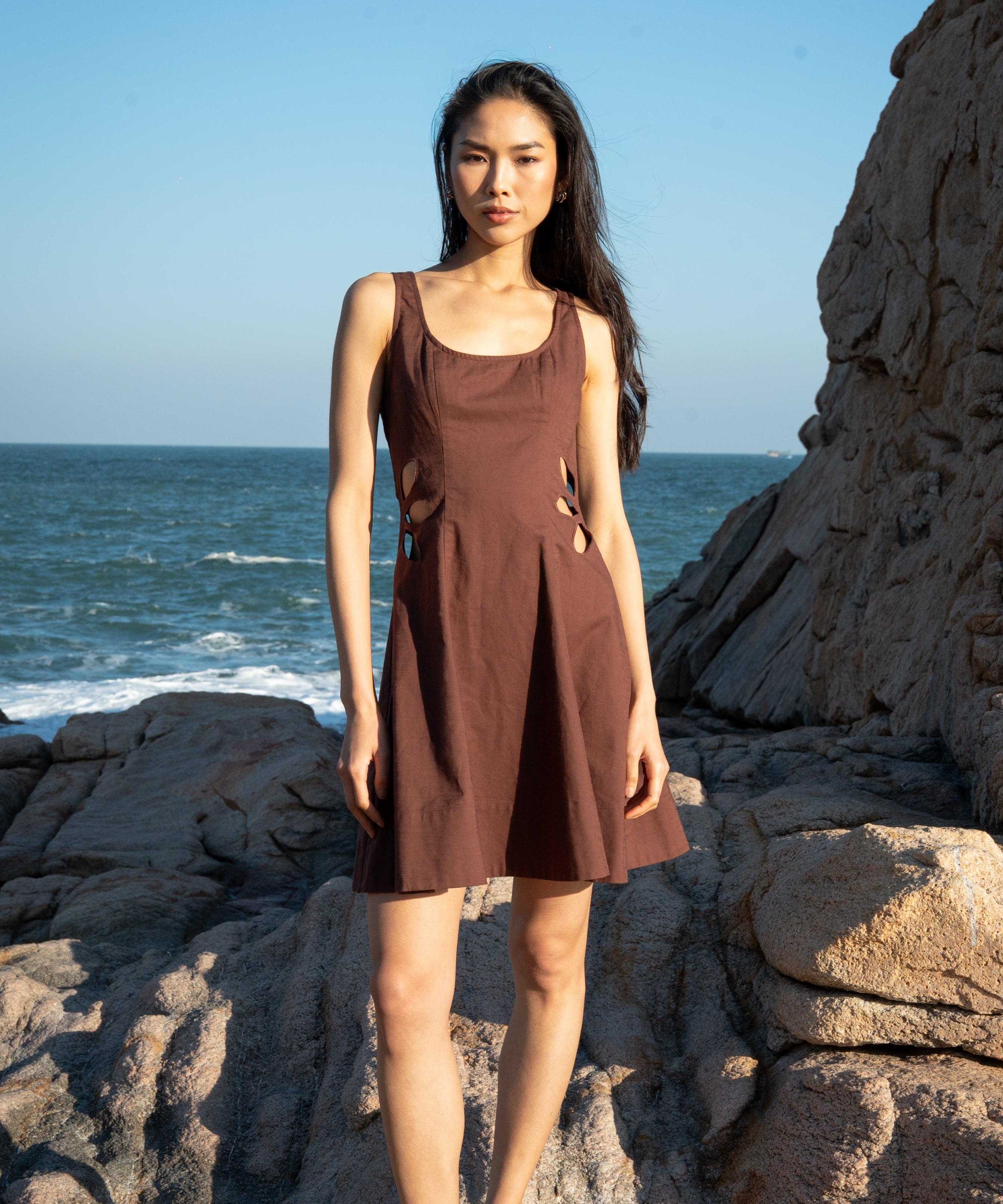 Iris Mini Dress - Odd Orchid