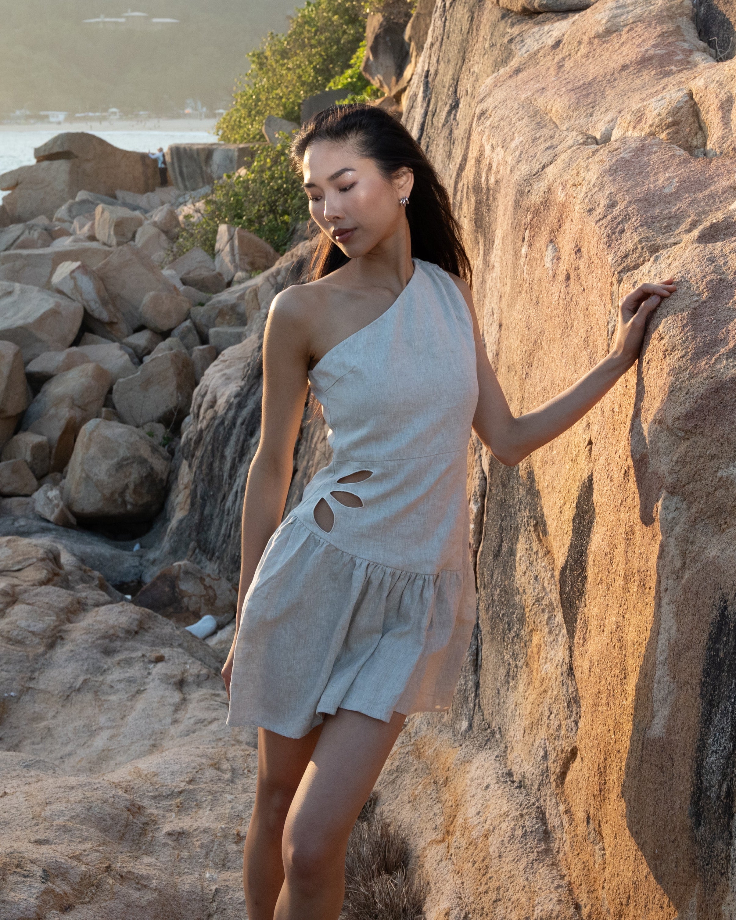 Rosie Mini Dress - Odd Orchid
